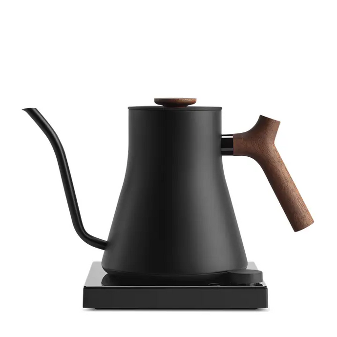 Stagg EKG Pro Electric Kettle Studio Edition- Matte Black + Walnut - Tigertree