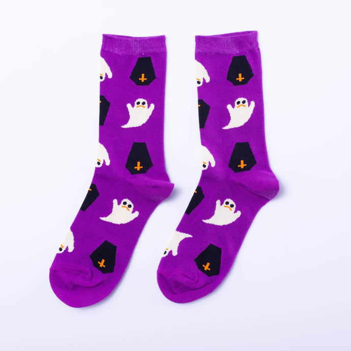 Ghost & Coffin Socks - Small - Tigertree