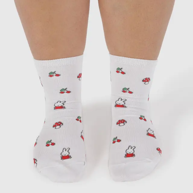 Crew Sock- Miffy White - Tigertree